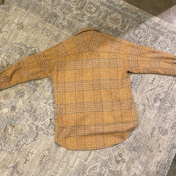 Mystree Mustard Plaid Shacket - Picture 2 of 7